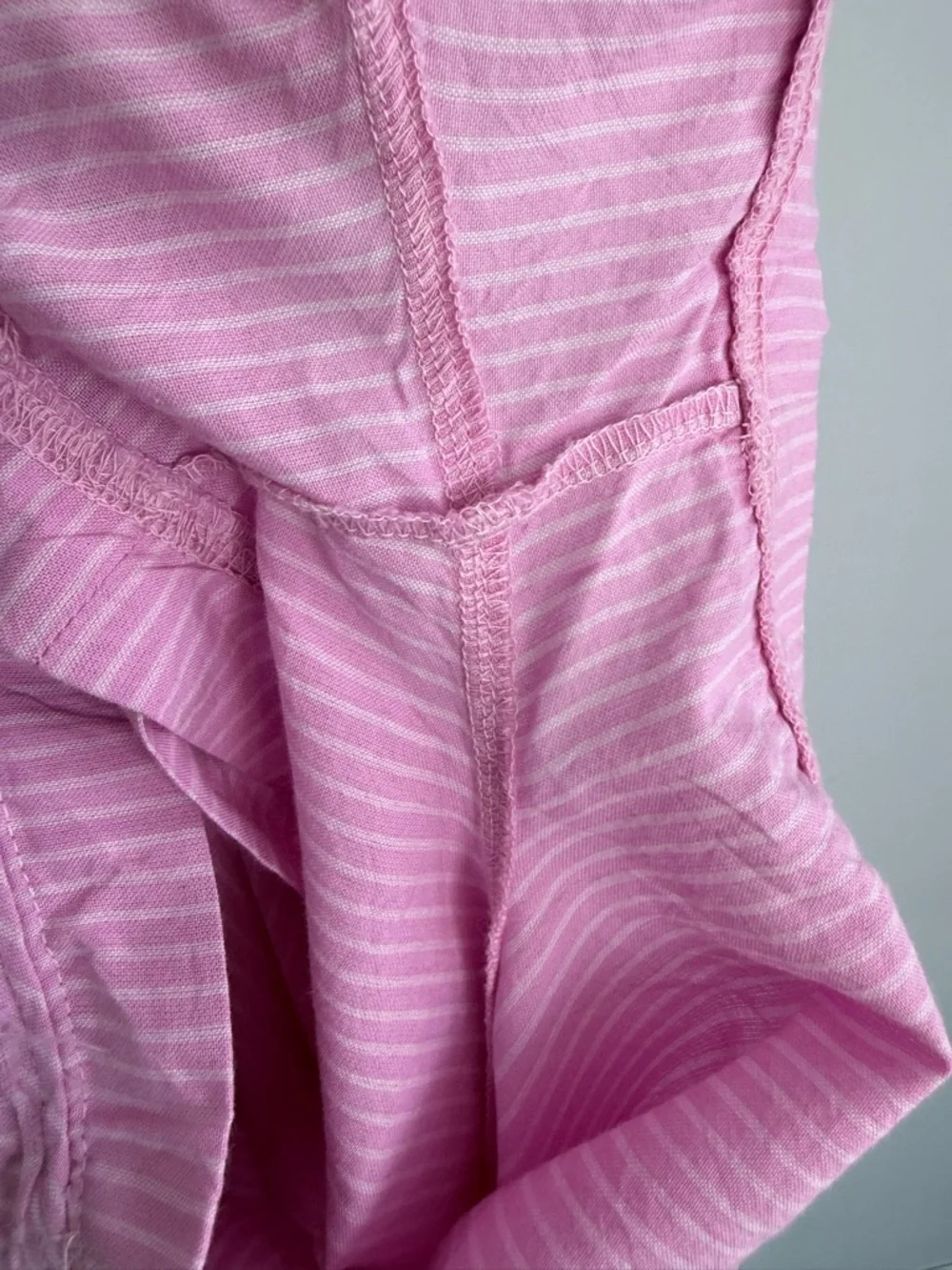 Free People Striped Jomo Romper by Intimately Lilac Combo XS NWT Pink Sleeveless - Picture 10 of 16